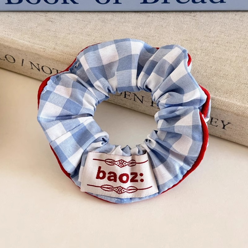 Cuerda para el cabello de intestino grueso azul para niños Cuerda para el cabello de encaje dulce para niñas