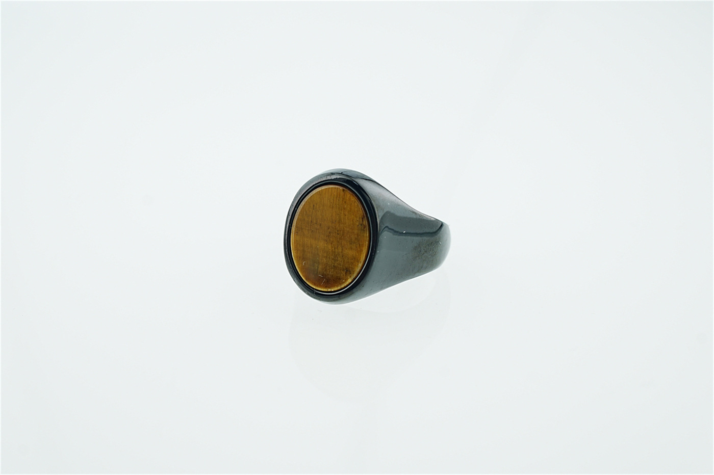 Titanium Steel Material Retro Geometric Titanium Steel Unisex Rings