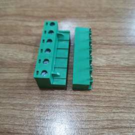 厂家供应绿色2EDG7.5间距7.62间距 直针 弯针开口闭口 插拔式接线