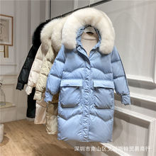 羽绒棉服女2022冬季新款韩版羽绒棉服中长款女装加厚保暖外套上衣