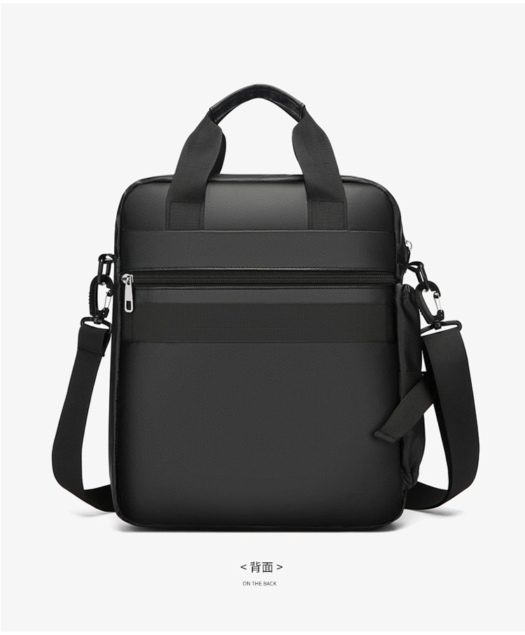 The new 2024 high-end briefcase, a simple men's large-capacity casual sports single-shoulder bag, is water-resistant for cross-border use undefined
