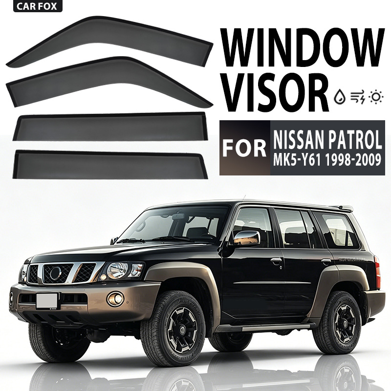 Suitable for Nissan Patrol Y63 Y62 Rain Shield Rain Visor Nissan Patrol Window Visor
