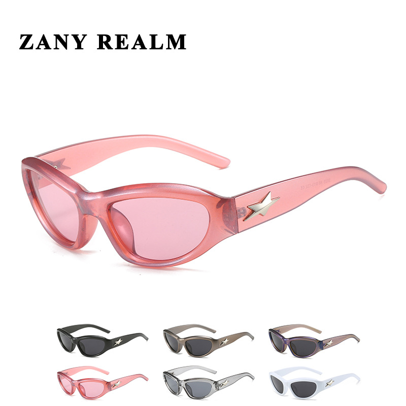 Nueva estrella y2g gafas de sol polarizadas tecnología futura sentido cyberpunk montar retro transfronterizo gafas de sol 5025