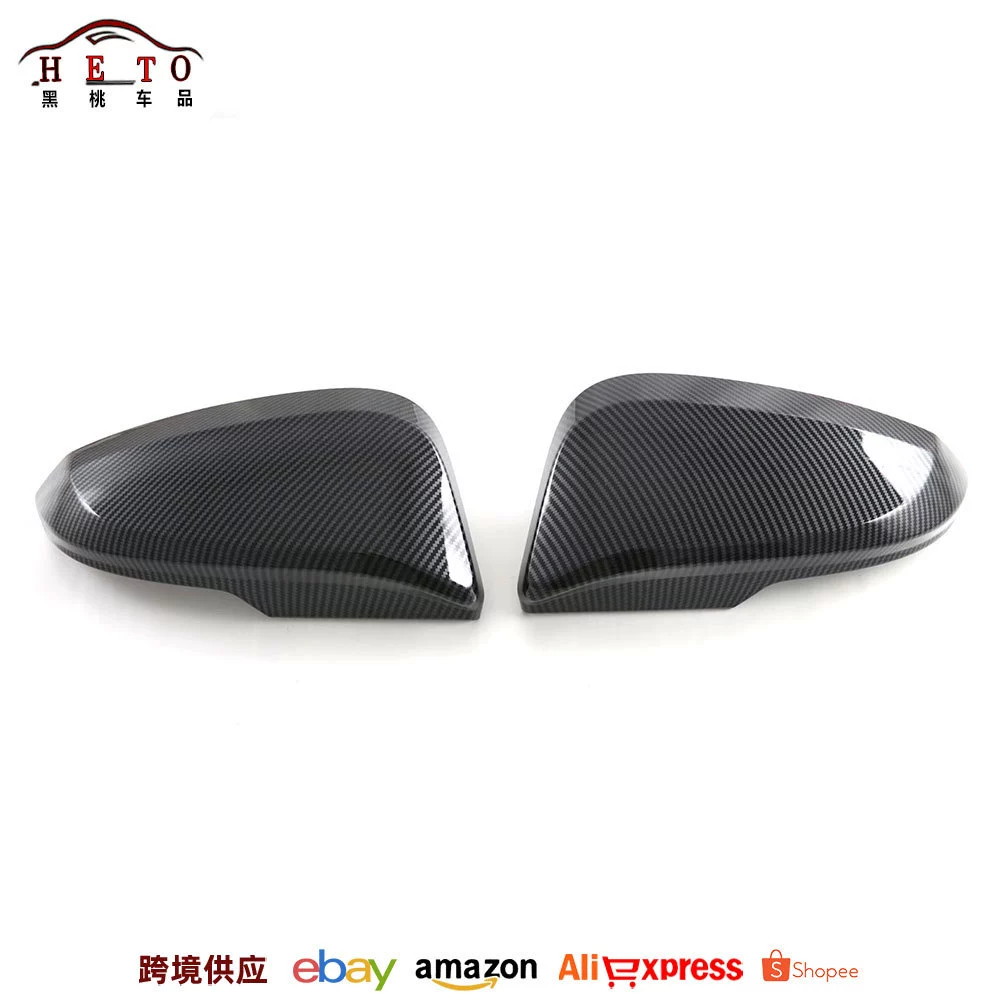Подходит для 22 Toyota Fortuner, модифицированная крышка зеркала заднего вида, декоративная крышка зеркала заднего вида из углеродного волокна, декоративные яркие полосы
