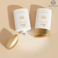 Мини-вихревой крышка 50ml солнцезащитный крем pe изолирующая бутылка BB крем основы для бутылки косметической упаковки может быть сформулирована