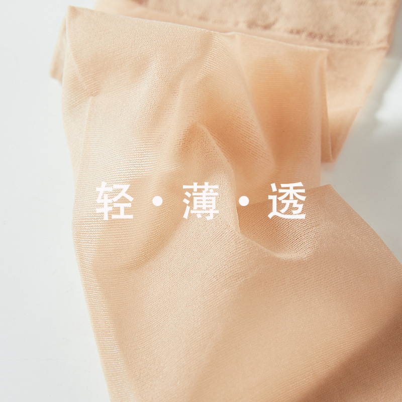 Flesh-Colored Stockings Mid-Tube Women's Summer Ultra-Thin Anti-Snatch Fat Mm2025 New Invisible Transparent Calf Socks Large Size