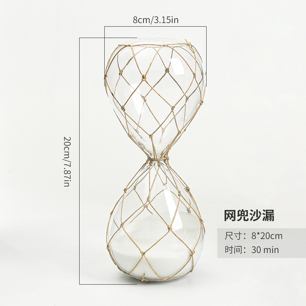 30 minutos relojes de vidrio creativos para el hogar decoración de escritorio fábrica de regalos al por mayor relojes de arena