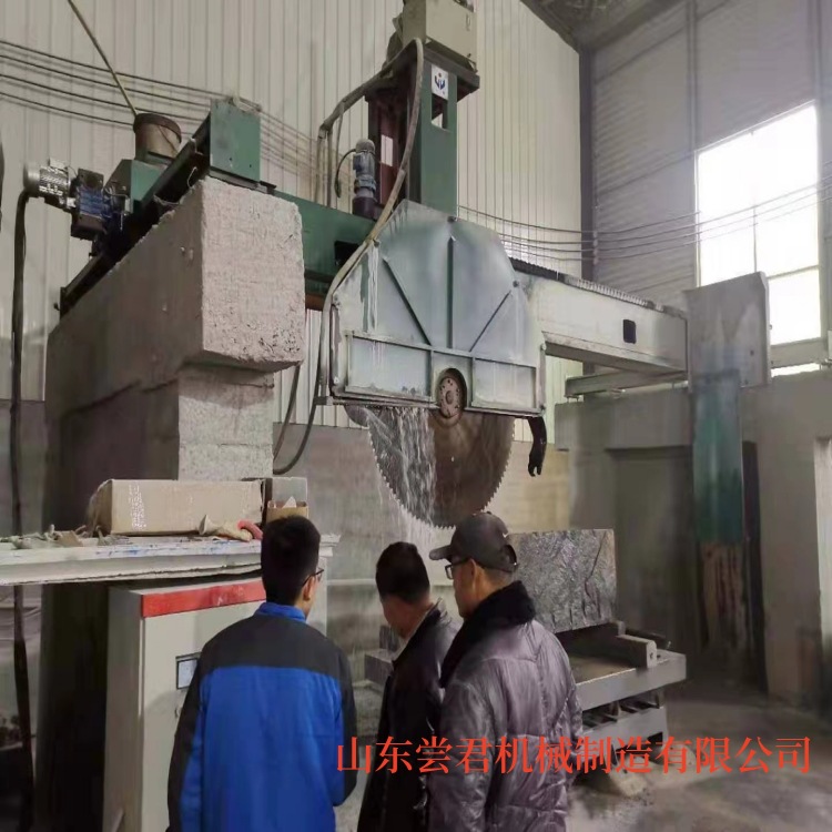 石材双向薄板切割机 YH-4000大理石薄板切石机框架双向锯石机山东