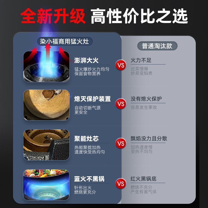 送風機付き猛火かまど商用ホテル専用ガス天然ガス消火保護装置低圧弁ガスコンロ|undefined