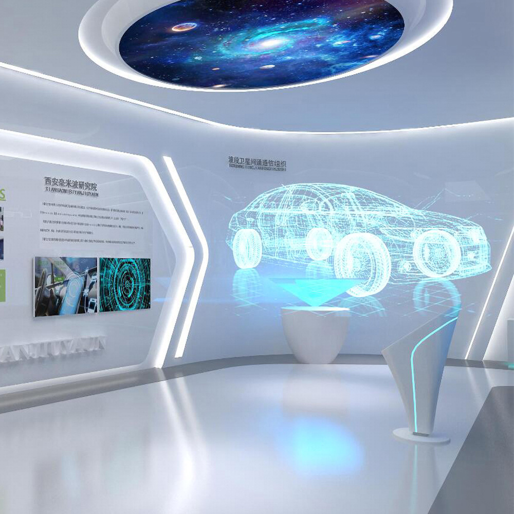 展厅装修设计 企业展馆空间规划 商业展示厅施工广州玻璃隔断