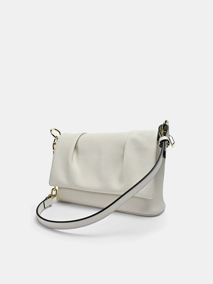 Сумка через плечо на одно плечо из натуральной кожи, Кожзаместитель? Genuine Leather, компактные размеры 23×7.5×15 см