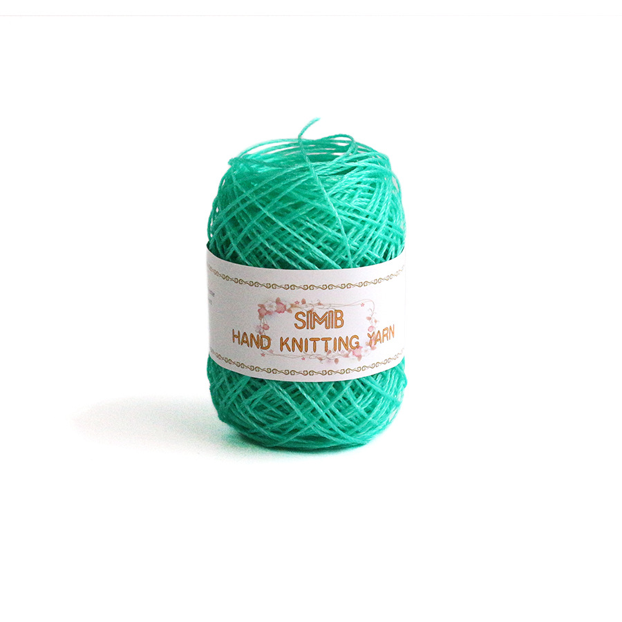 12 # vert clair * 3.4NM * 1 * Aucun * ≤ 10tex * 3 brins * 64M/40g * Aucun * 100% polyéthylène