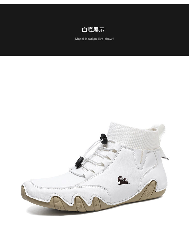Bốt Martin cổ cao unisex dáng thể thao, đế bằng, mũi tròn — C8005 kaki, C8005 màu xám, C8005 màu đen, C8005M kaki lót nhung chi tiết 39