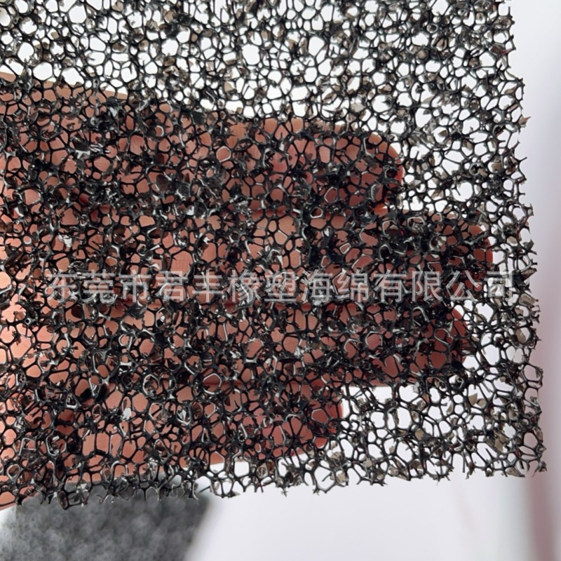 粗孔鱼缸生化棉滤材水族箱生化过滤棉 黑色培养硝化细菌过滤材料