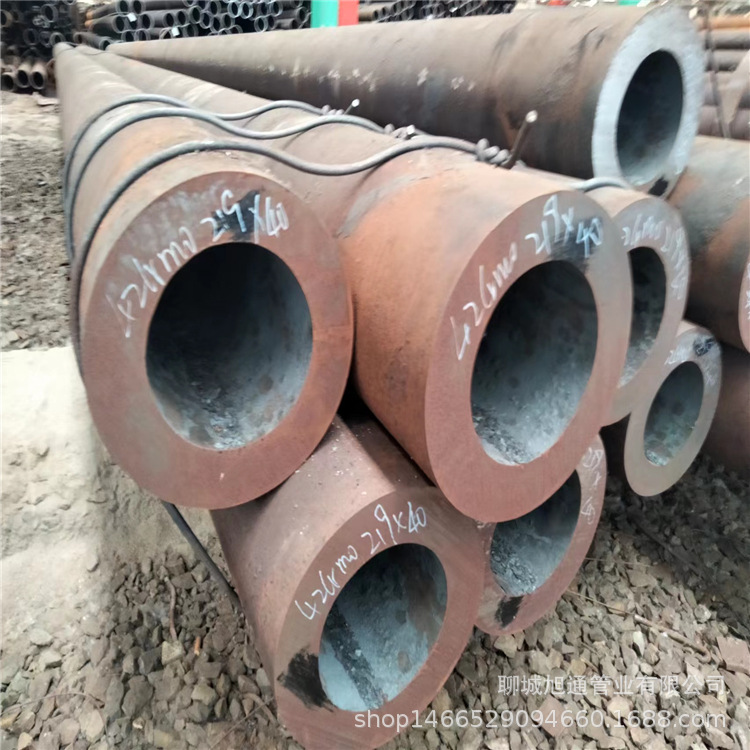 冶钢产42CrMo冷拔无缝管 配件机械用42CrMo厚壁合金钢管