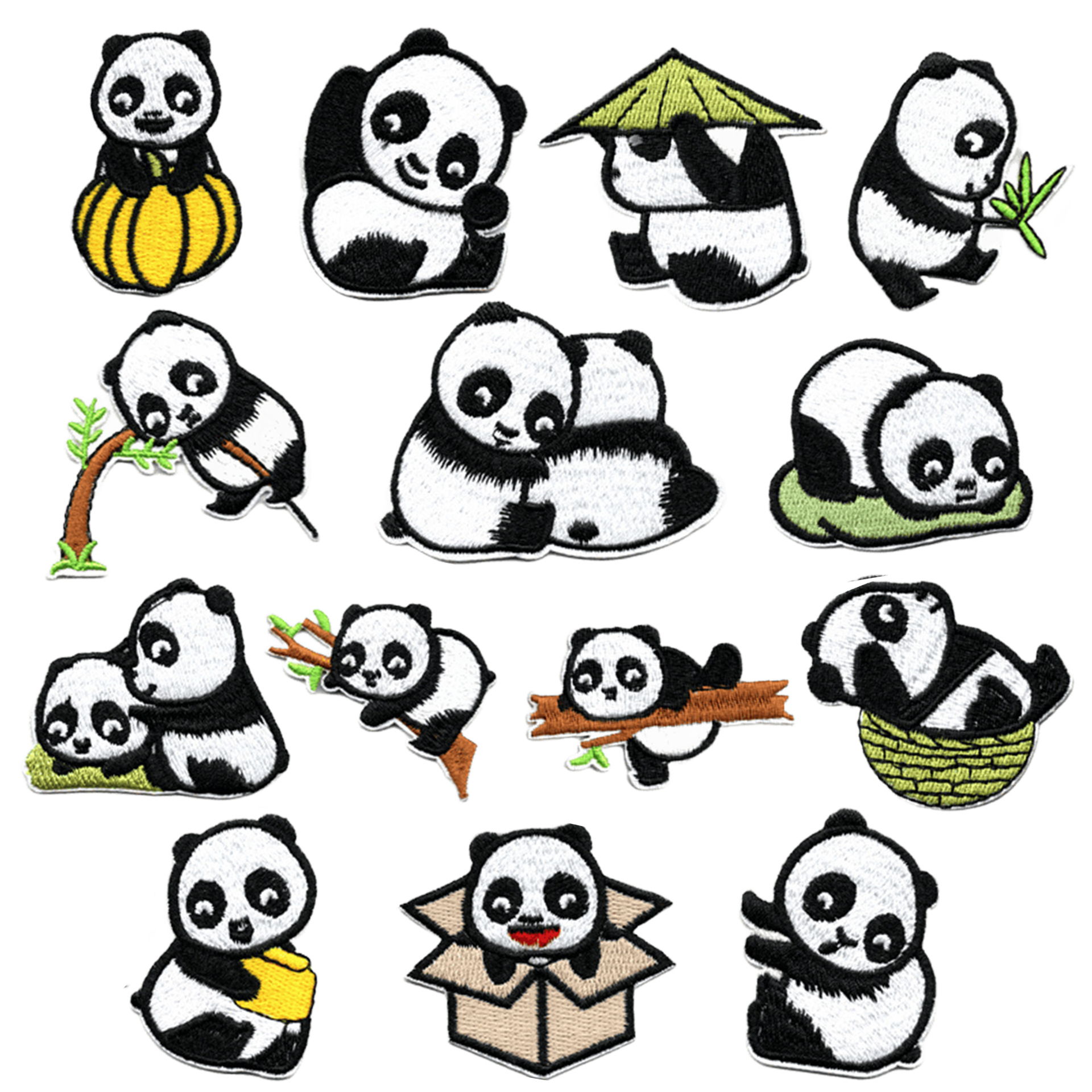 卡通布贴小熊补丁贴补裤子破洞装饰贴羽绒服修补贴刺绣贴布小熊头