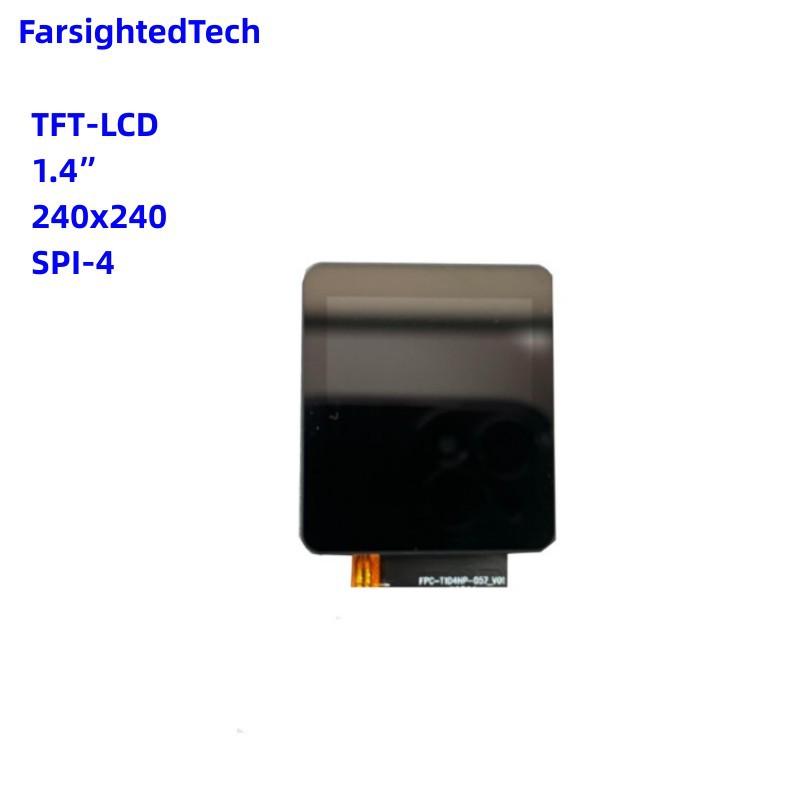 1.4寸TFT显示屏240x240BOE ST7789P3 SPI-4 24Pin LCD AMOLED工厂