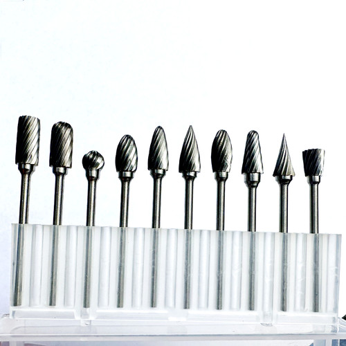 Carbide metal 2.35mm handle double edge 6mm set electric grinding head tungsten steel factory direct inventory