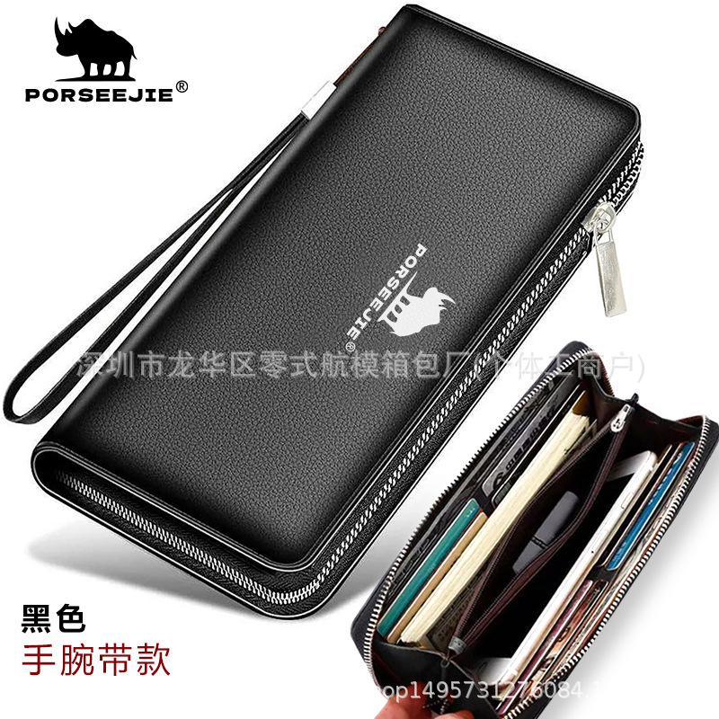 Cartera con estampado de cocodrilo Cartera para hombre Nuevo clip de dinero duradero Estilo corto Moda negocios Cartera de múltiples tarjetas Clásico