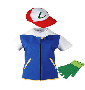 Pet elf anime clothing Cosplay Pokémon ball Xiaozhi clothing Cosplay Xiaozhi coat