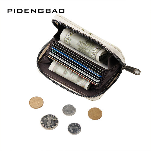  New Cute Simple Drawing Cat Organ Bag Multiple Card Slots Large Capacity Credit Card Bag Multifunctional Coin Purse