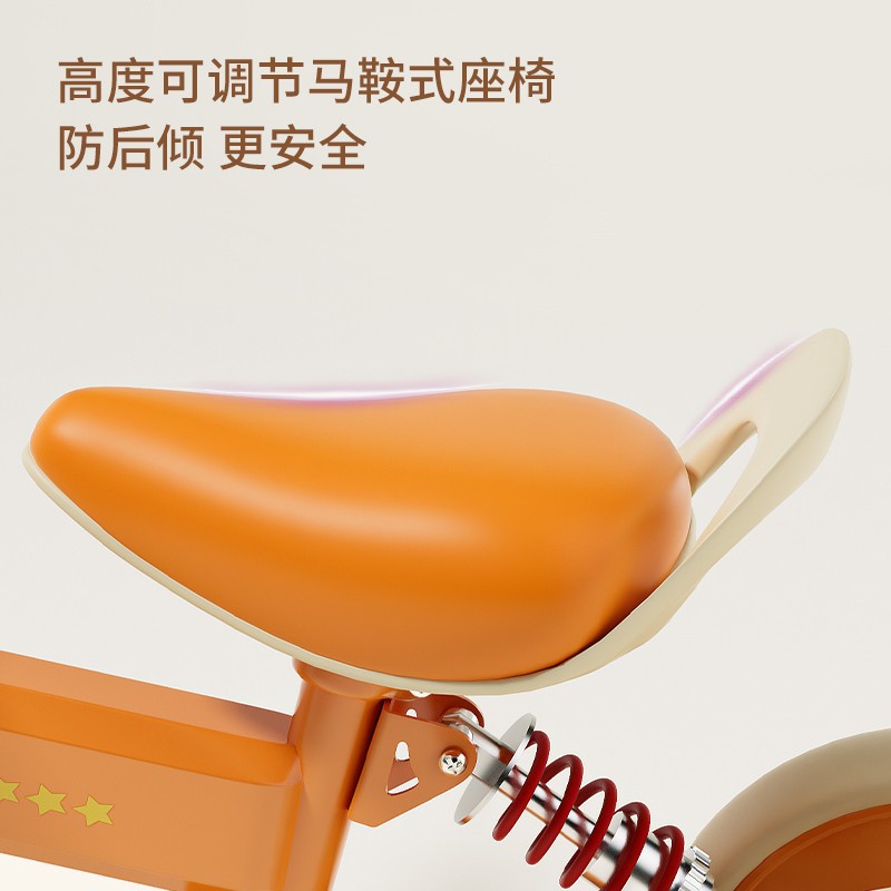 Bicicleta de equilibrio con amortiguación para niños de 1 a 3 a 6 años, patinete de dos ruedas para niños pequeños, andador para bebés, patinete deslizante para niños.