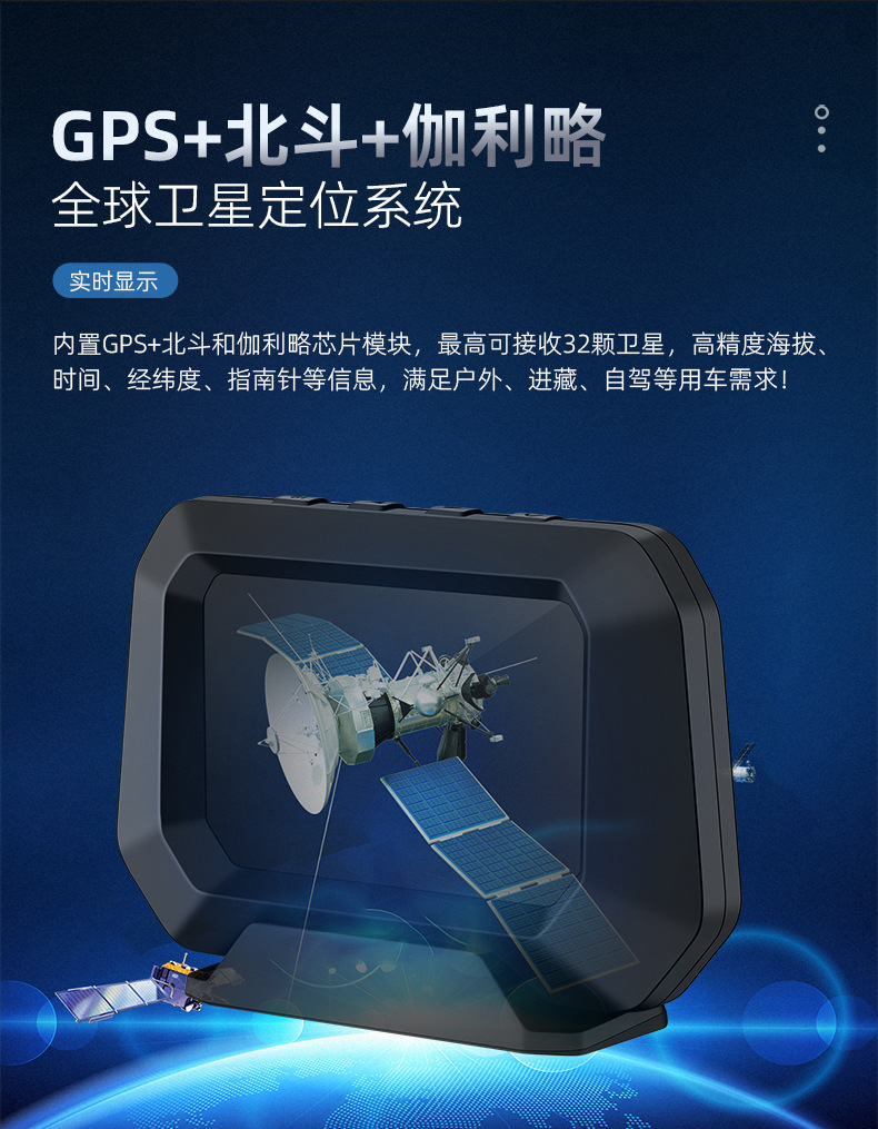 Cross-Border New Product Car Hud Head-Up Display Car Obd Universal High-Definition Portable Driving Computer Display