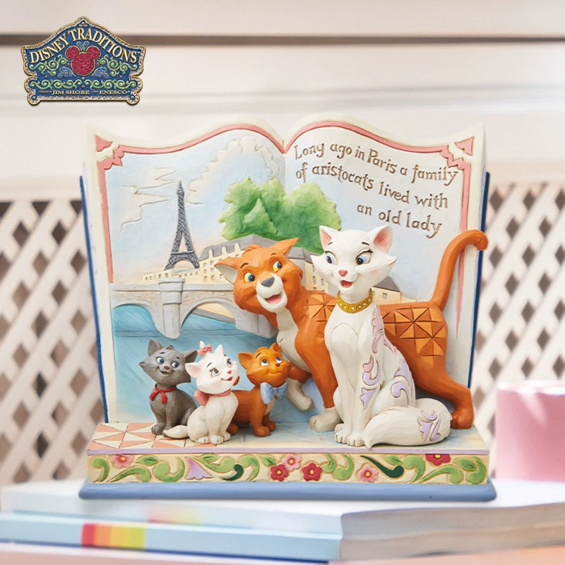 Подарочные изделия: набор орнаментов Mary Cat из коллекции Enesco Disney Cat Adventures, стильные, креативные, на день рождения для девушек