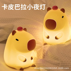 クロスボーダー 2025 パットライト Capibara カピバラナイトライト子供のギフト充電式寝室の装飾品目の保護タイプ