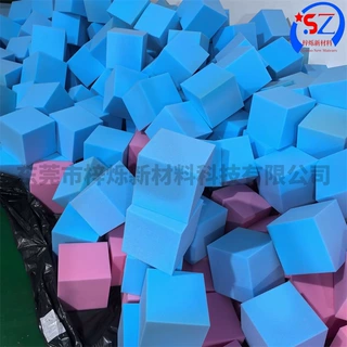 游乐场蹦床海绵块阻燃防撞海绵方块高密度防摔防火海绵方块
