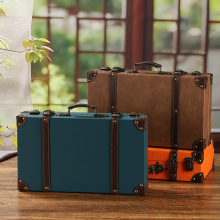 复古怀旧欧式手提皮箱储物收纳整理木箱旅行箱行李箱婚纱摄影道具