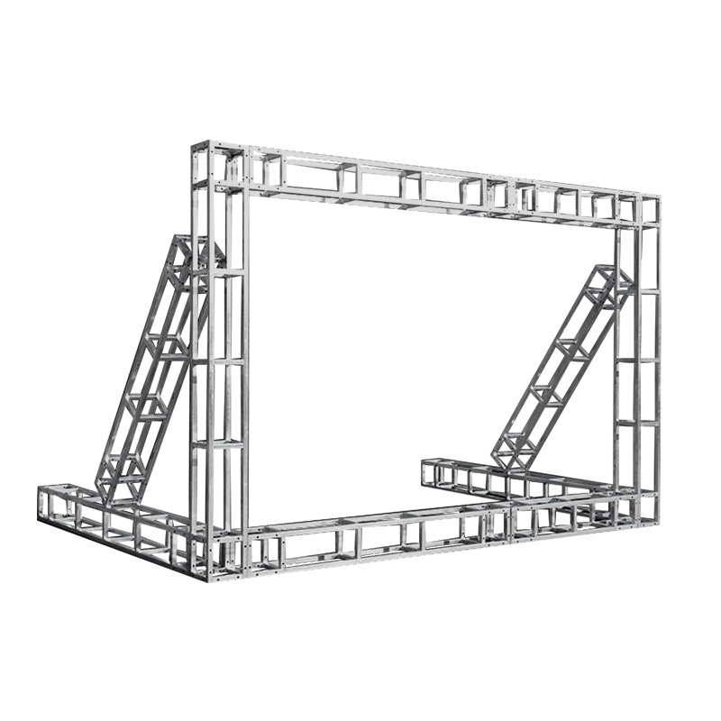 Shanghai Outdoor Truss Construction Door Frame Display Board Black Background Inkjet Cloth Printing Kt Board Production Stage Construction Rental