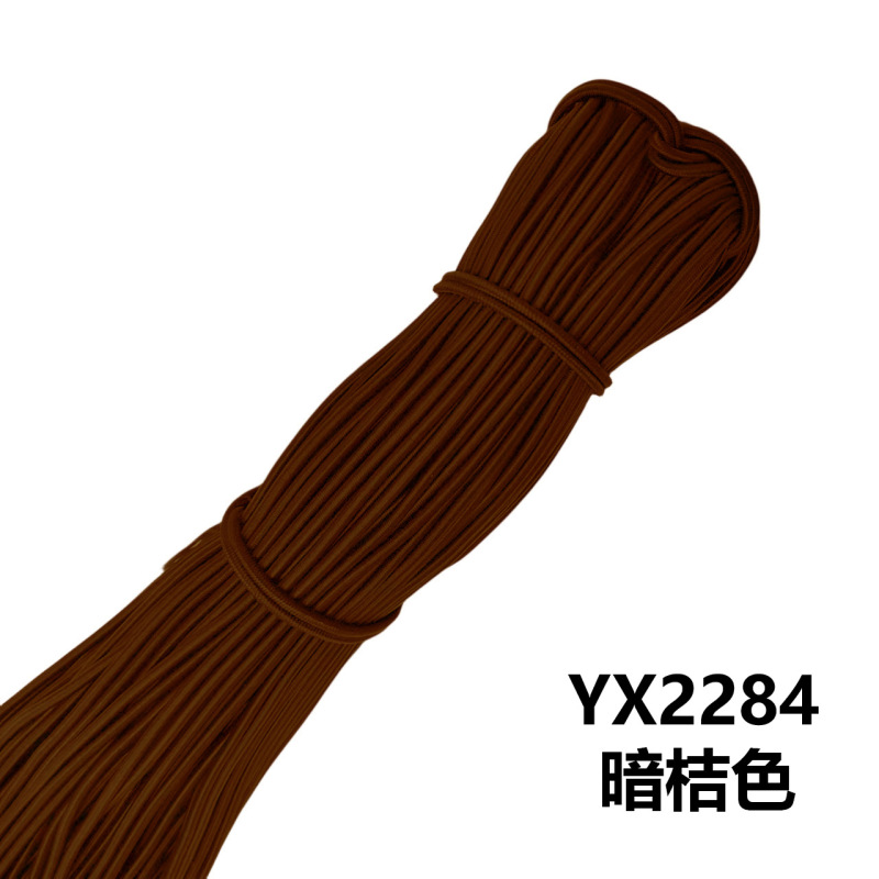 メーカー在庫卸売 2.5 ミリメートルラウンド弾性ロープカラーゴムラテックス高弾性ゴムバンド衣類アクセサリー弾性ロープ|undefined