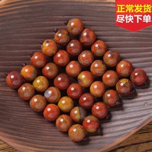 战国红玛瑙串珠隔珠圆珠散珠diy金刚星月菩提子佛珠手链饰品配件