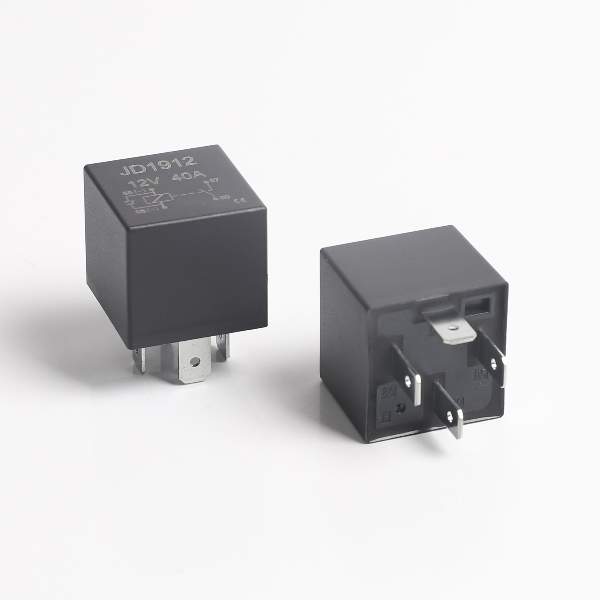 工厂清仓特价处理 JD1912带二极管汽车继电器抑制反向冲击电流