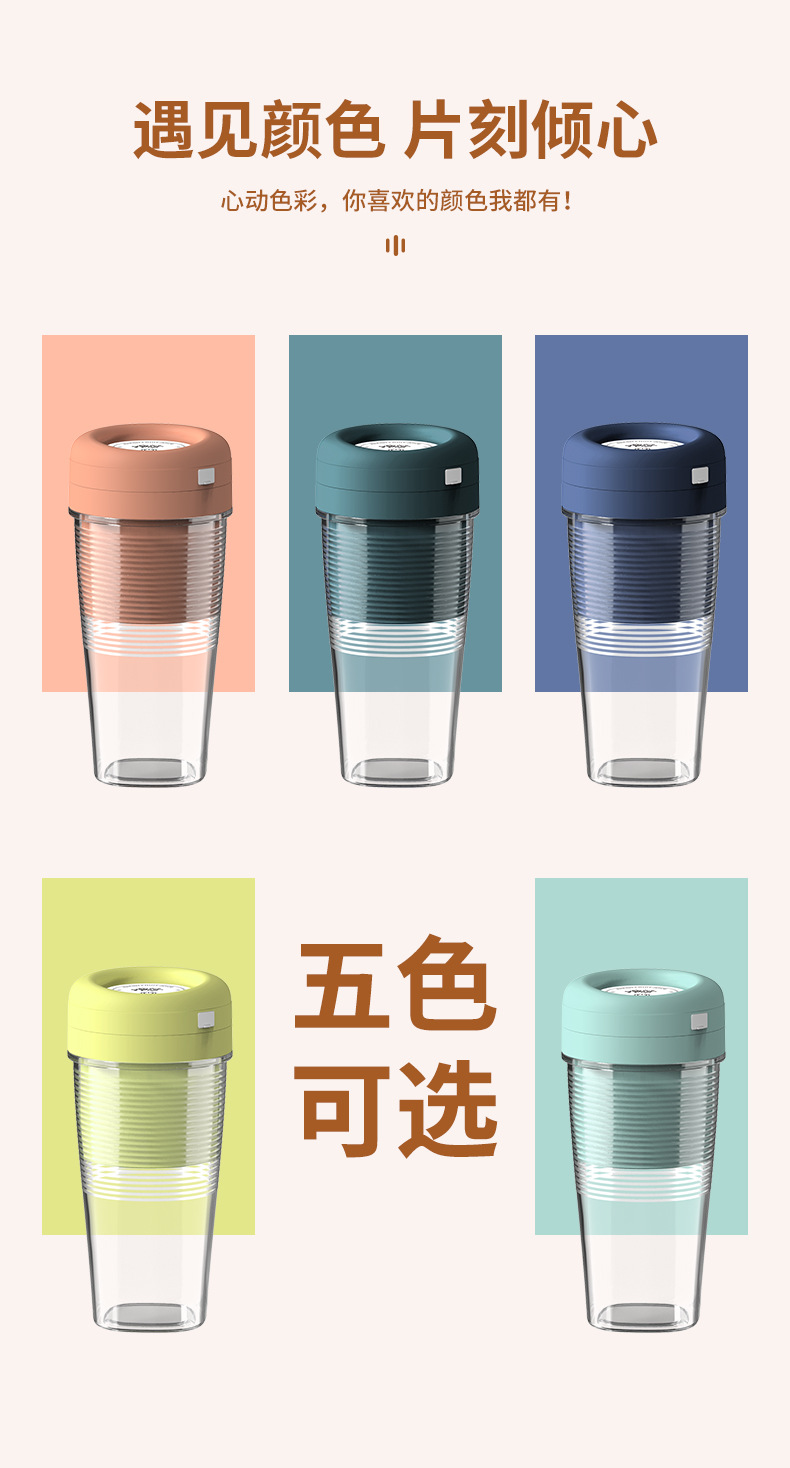 Mini blender, USB charging, portable juicer cup