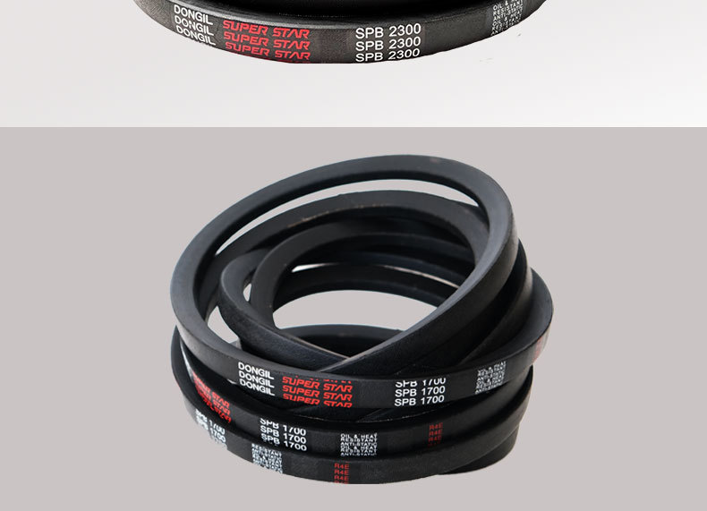 South Korea Dongyi Triangle Belt Spb1400 Spb1500 Spb1600 Spb1730 Belt Transmission Belt Narrow V-Belt