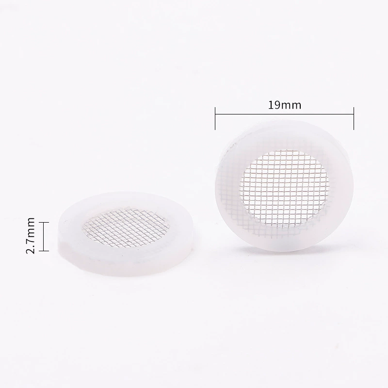 Многофункциональный 4-точечный сетчатый прокладочный смеситель для насадки для душа, фильтр, имитация силиконовой сетки