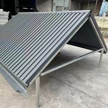 铝合金长城板双层隔热铝瓦阳光房凹槽屋顶铝瓦全铝铝制铝材防水