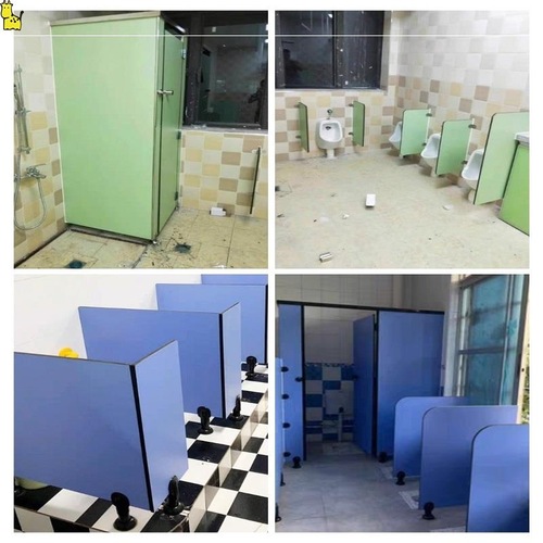 学校幼儿园卫生间隔断挡板动物卡通造型儿童厕所蹲坑防水隔板