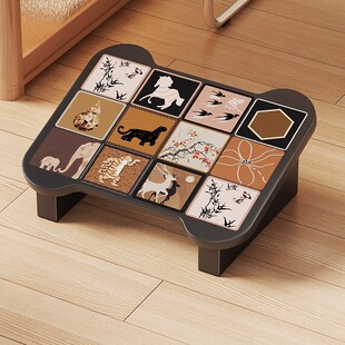 Footrest for Office Workstation, Leg Rest Stool, Footstool under Desk, Foot Pedal, Footrest