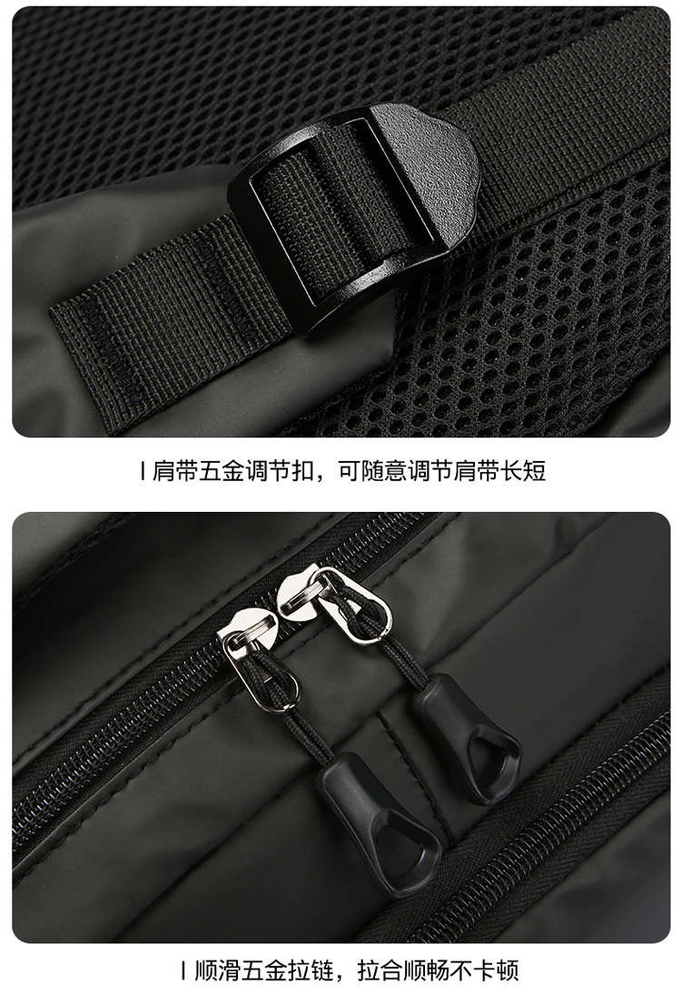New large-capacity schoolbags for junior and senior high school students, simple commuting computer bags, foreign trade backpacks for men, Korean version cross-border wholesale undefined