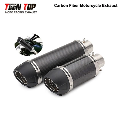 Motorcycle Modified Carbon Fiber Lv Exhaust Pipe 400Nk F02 Cbr500R Stepless 300 (Exhaust manifold)