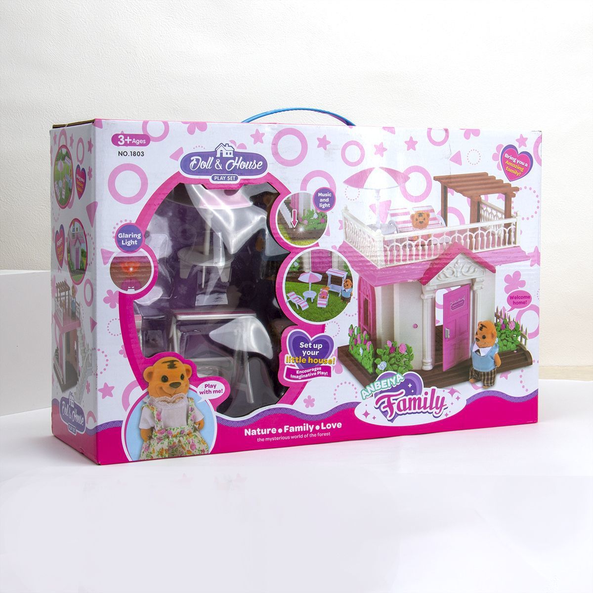 Girl's Dream Villa Set Children's Play House Assembled Toy Doll House Princess Large Castle Toy Gift Box