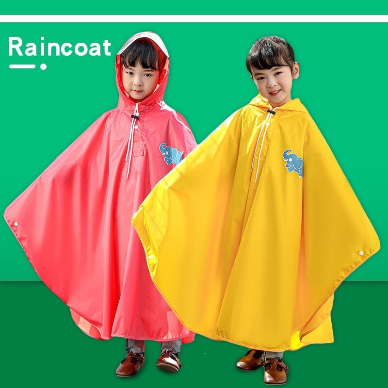Children's Raincoat, Large Children's Raincoat, Rainproof Raincoat for Kindergarten and Primary School Students, Full-Body Electric Vehicle Raincoat
