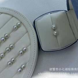 天然淡水珍珠 6-7mm 淡水珍珠ak强光镜面光基本无暇诸暨珍珠批发