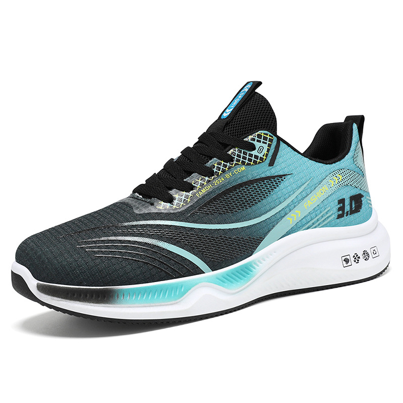 Calzado deportivo para hombre verano nuevo color a juego de moda zapatos casuales comercio exterior sneakers zapatos para hombre suela suave zapatos para correr ligeros