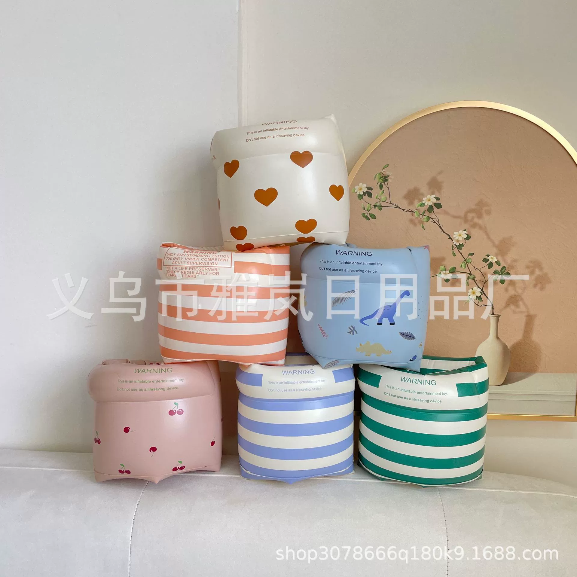 Трансграничные прямые продажи оптом INS ретро детский плавательный круг вспомогательный инструмент рука надувной мультфильм ПВХ плавающий рукав