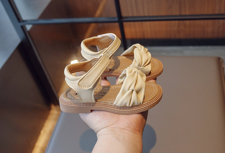 Korean casual soft sole sandals, Velcro baby shoes, 2023 summer new children's shoes_voghion.com