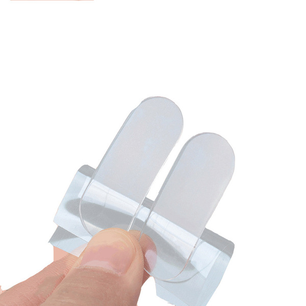 Invisible waterproof silicone matte ears stickers
